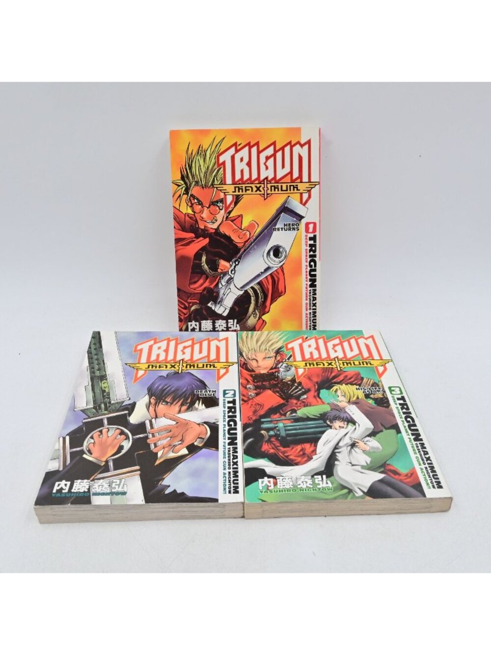 Dark Horse Trigun Maximum Vol 1 2 3 Manga Set English First Edition
